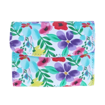 Buxton Women's Garden Party Printed Vegan Leather Mini Trifold Wallet - Image 4