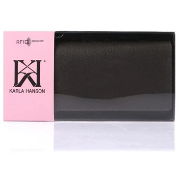 Karla Hanson Women's RFID Leather Trifold Wallet - Image 7