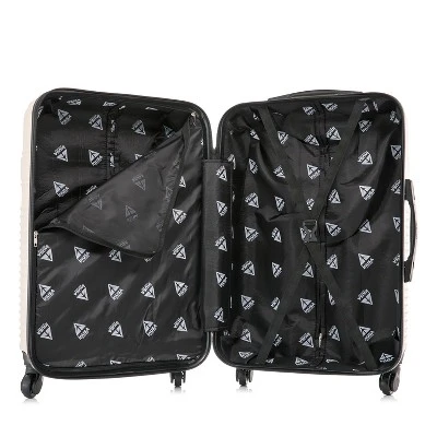 InUSA Resilience Lightweight Hardside Medium Checked Spinner Suitcase - Image 2