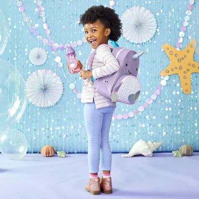 Skip Hop Zoo Little & Toddler Kids' 12" Backpack - Narwhal - Image 5