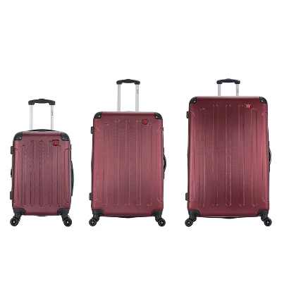DUKAP Intely Smart 3pc Hardside Checked Luggage Set With Integrated Weight Scale And USB Port - Image 11