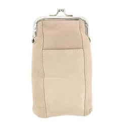 CTM Women's Leather Cigarette Case With Lighter Pocket