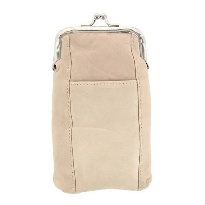CTM Women's Leather Cigarette Case With Lighter Pocket