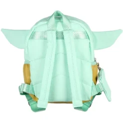 Star Wars The Mandalorian Grogu Baby Yoda Mini Backpack 10.5" With Coin Purse Multicoloured