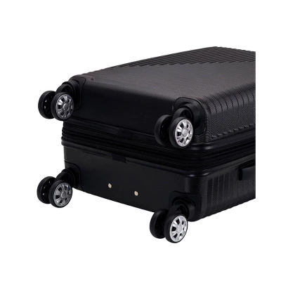 Rockland Star Trail Hardside Spinner Carry On Suitcase - Black - Image 4