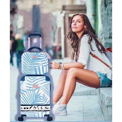 Chariot Park Avenue 2-Piece Carry-On Spinner Luggage Set - Fern - Image 4