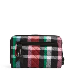 Vera Bradley Women's Cotton RFID Turnlock Wallet