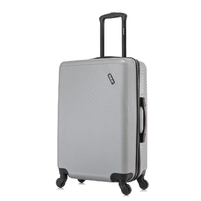 DUKAP Discovery Lightweight Hardside Medium Checked Spinner Suitcase - Image 10