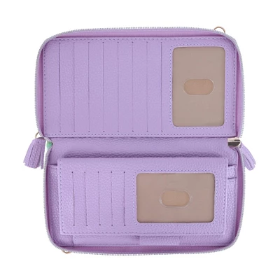 Buxton Women's Watercolor Garden Printed Vegan Leather Organizer Wallet