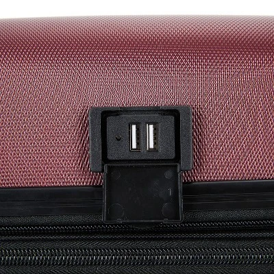 DUKAP Intely Smart 3pc Hardside Checked Luggage Set With Integrated Weight Scale And USB Port - Image 17