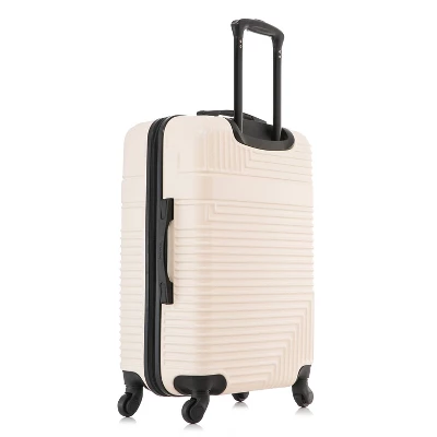 InUSA Resilience Lightweight Hardside Medium Checked Spinner Suitcase - Image 3