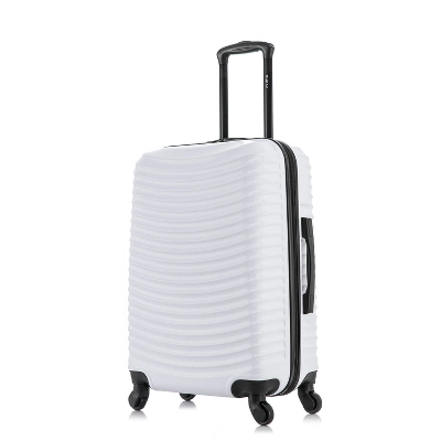 DUKAP Adly Lightweight Hardside Medium Checked Spinner Suitcase - Image 11