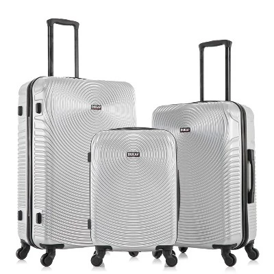 DUKAP Inception Lightweight Hardside Checked Spinner Luggage Set 3pc - Image 10