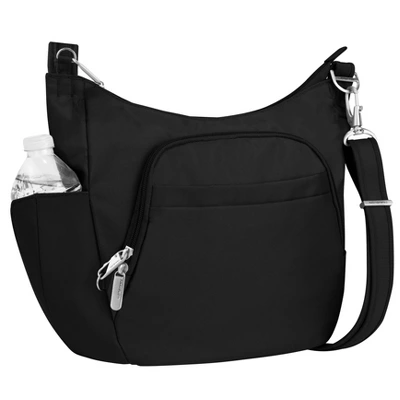 Travelon RFID Anti-Theft Essential Crossbody Bucket Messenger Bag - Image 7