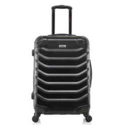 InUSA Endurance Lightweight Hardside Medium Checked Spinner Suitcase