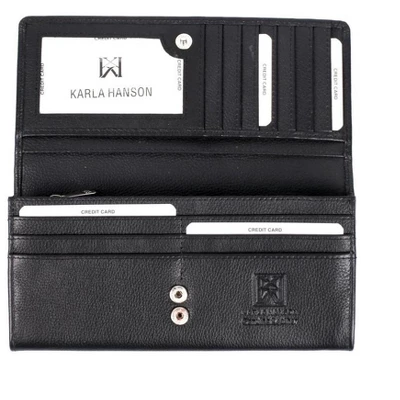 Karla Hanson Women's RFID Leather Bifold Wallet - Image 2