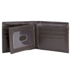 J. Buxton Sandokan Convertible Thinfold Wallet & Removable Card Case - Brown