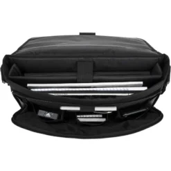 Lenovo Carrying Case (Messenger) For 15.6" Notebook - Black - Water Resistant - Nylon - Polyester Exterior Material - Shoulder Strap, Handle