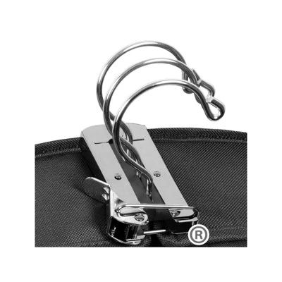 40 Deluxe Travel Garment Bag With Two Pockets-Black - Image 4