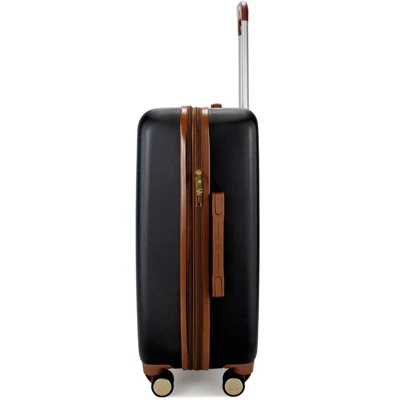 Badgley Mischka Mia Expandable Hardside Checked 3pc Luggage Set - Image 3