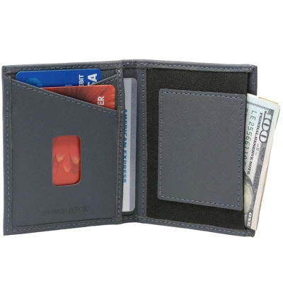 Alpine Swiss Double Diamond RFID Business Card Case Wallet - Image 5
