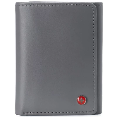 Alpine Swiss Leon Mens RFID Blocking Trifold Wallet Smooth Leather Comes In Gift Box - Image 10