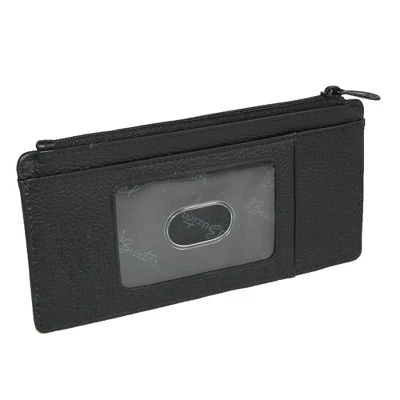 Buxton Women's Leather Thin Card Case Wallet