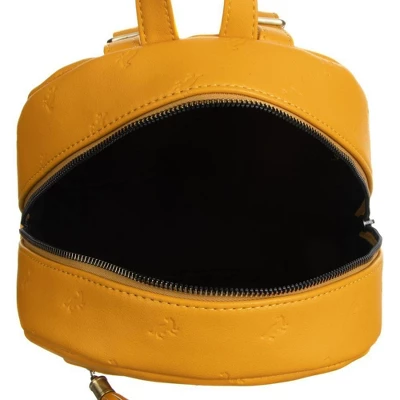 Harry Potter Hogwarts Hufflepuff Faux Leather Mini Backpack - Image 4