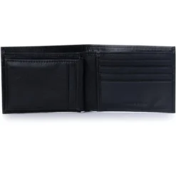 Alpine Swiss Mens RFID Blocking Leather Multi Card High Capacity Bifold Wallet