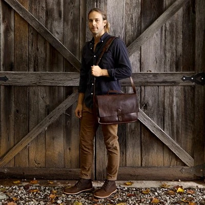 Nisolo Sustainable Men's Loreto Messenger Bag - Image 6
