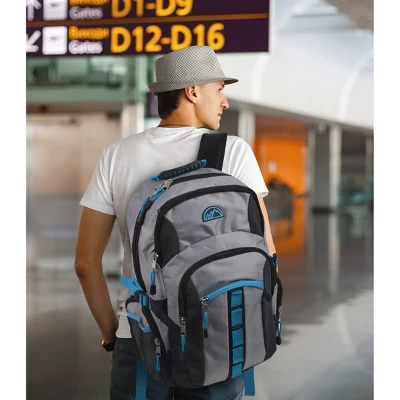 Mountain Edge Deluxe Carrier 19" Backpack - Light Gray - Image 5