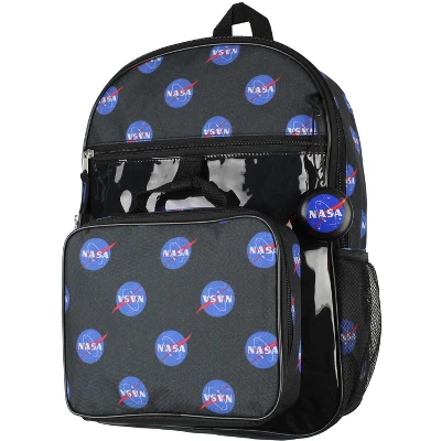 NASA Meatball Logo Backpack Lunch Bag Water Bottle Squishy Toy 5 PC Mega Set - Image 2