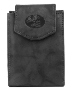 Julia Buxton Heiress Leather Convertible RFID Blocking Billfold Wallet