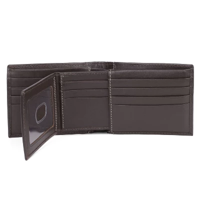 J. Buxton Sandokan Convertible Thinfold Wallet & Removable Card Case - Brown - Image 3