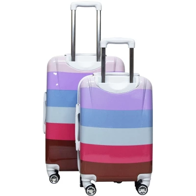 Nicole Miller Rainbow Hardside 2Pc Spinner Set (24/30) - Image 3