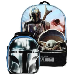 Star Wars The Mandalorian Grogu Backpack With Lunch Box