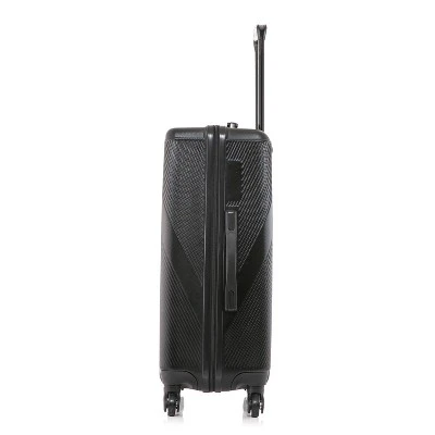 DUKAP Discovery Lightweight Hardside Medium Checked Spinner Suitcase - Image 5