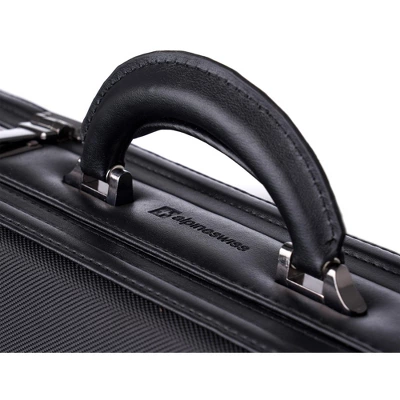 Alpine Swiss Expandable Attache Case Dual Combination Lock Hard Side Briefcase - Image 4