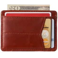 Alpine Swiss Oliver Mens RFID Blocking Minimalist Front Pocket Wallet Leather Comes In A Gift Box