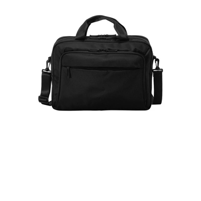 Port Authority Classic Exec Briefcase With Faux Leather Trim - Image 4