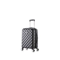 Rockland Melbourne Expandable ABS Hardside Carry On Spinner Suitcase - Quilt