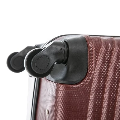 DUKAP Adly Lightweight Hardside Medium Checked Spinner Suitcase - Image 7