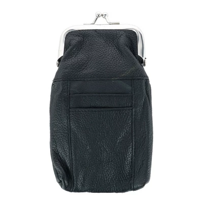 CTM Women's Leather Cigarette Case With Lighter Pocket - Image 4