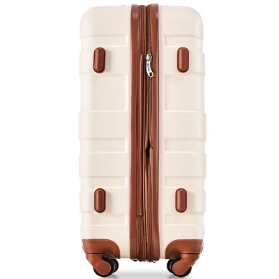 3 PCS Expandable ABS Hard Shell Luggage Set With Spinner Wheels And TSA Lock - ModernLuxe - Image 9