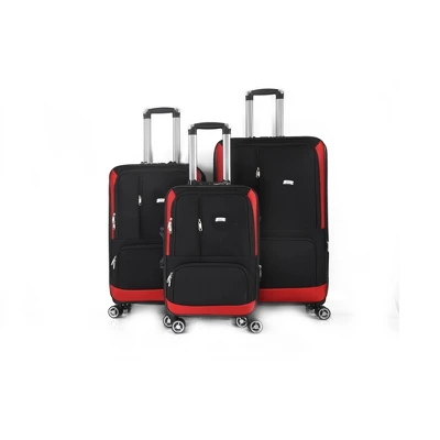 Mirage Luggage Dominic Soft Shell Lightweight Expandable 360 Dual Spinning Wheels Combo Lock 28", 24", 20" 3 Piece Luggage Set - Image 5