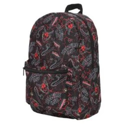 Stranger Things Hellfire Club AOP Black Laptop Backpack