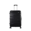 DUKAP Rodez Lightweight Hardside Carry On Spinner Suitcase - Black