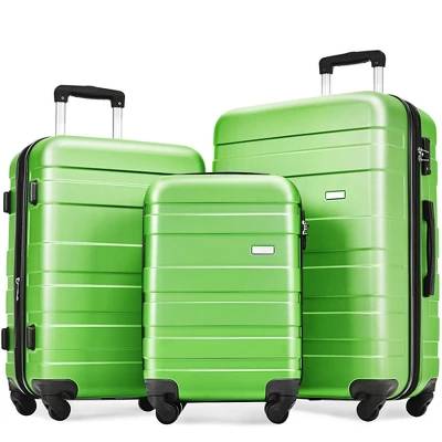 3 PCS Expandable ABS Hard Shell Luggage Set With Spinner Wheels And TSA Lock - ModernLuxe - Image 15