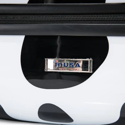 InUSA PRINTS Lightweight Hardside Medium Checked Spinner Suitcase - Cow - Image 14