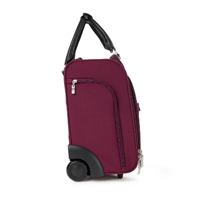 Baggallini 2 Wheel Under Seater Carry-On Rolling Luggage Tote - Image 2
